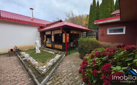 Casă cu teren generos și afacere proprie – 1.500 mp, Lupeni, drumul spre Straja